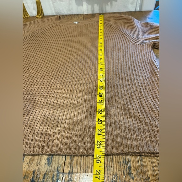 FWD – Brown Ribbed Knit Sweater XL - Picture 7 of 8